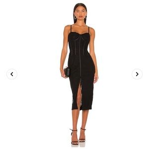 COPY - Jonathan Simkhai Exclusive Lace Bustier Midi Dress